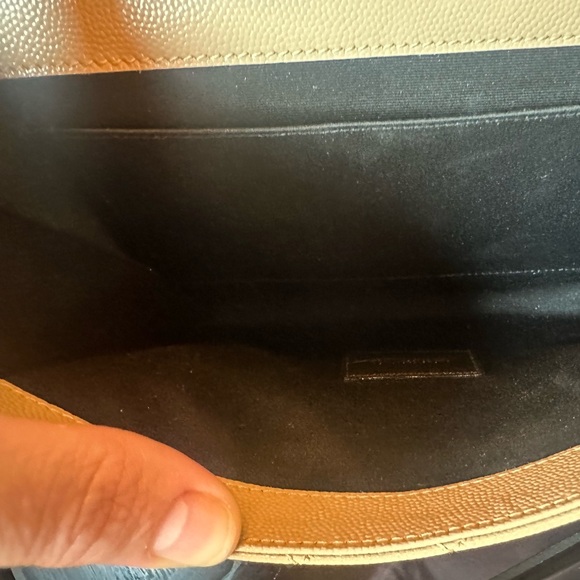 Yves Saint Laurent Tan Quilted Clutch - Picture 12 of 13